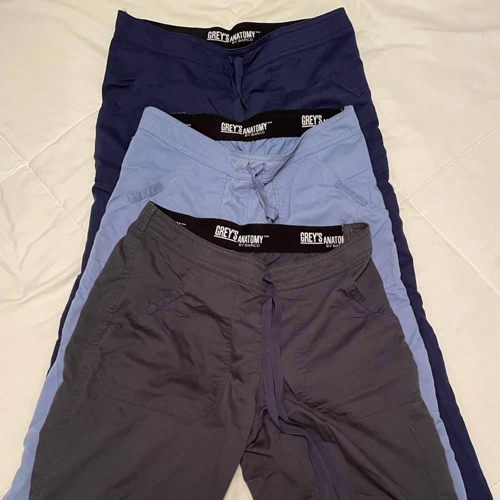 Greys Anatomy by Barco Scrub Pants Size XS